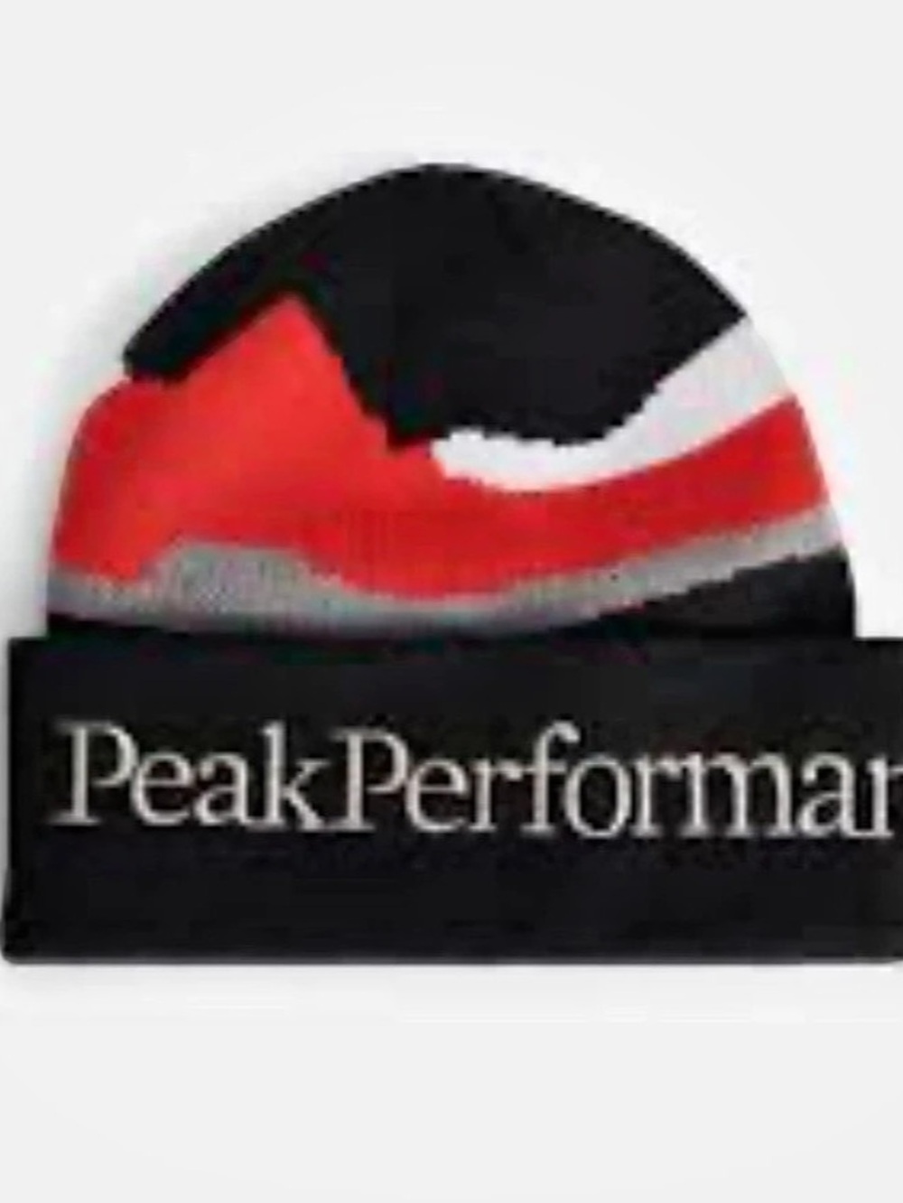 Peak Performance Mica merino wool blend Graphic Beanie Color Block NWt
